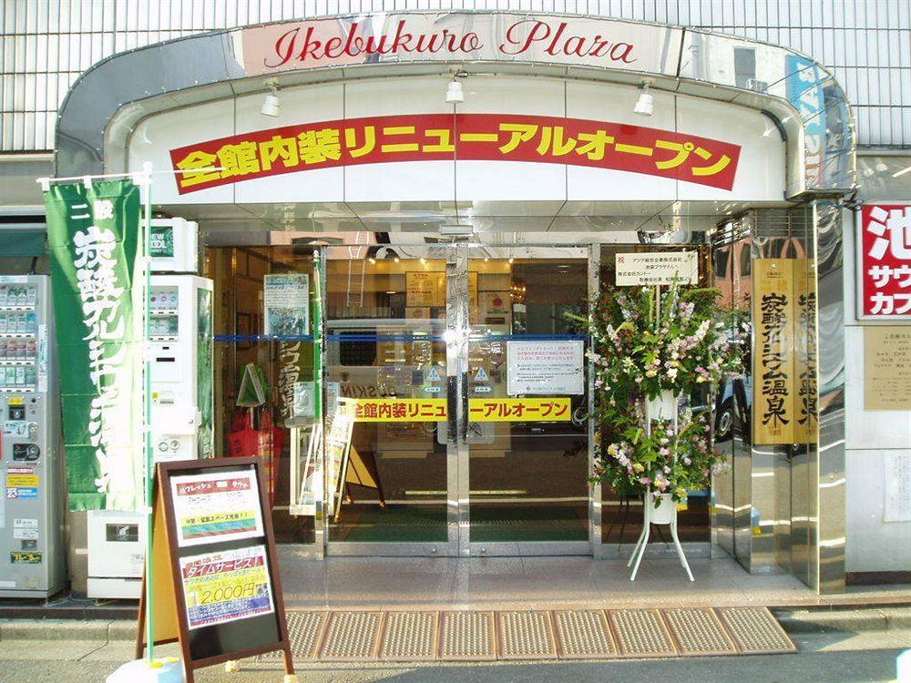 Capsule Hotel & Sauna Ikebukuro Plaza Tokyo Ngoại thất bức ảnh